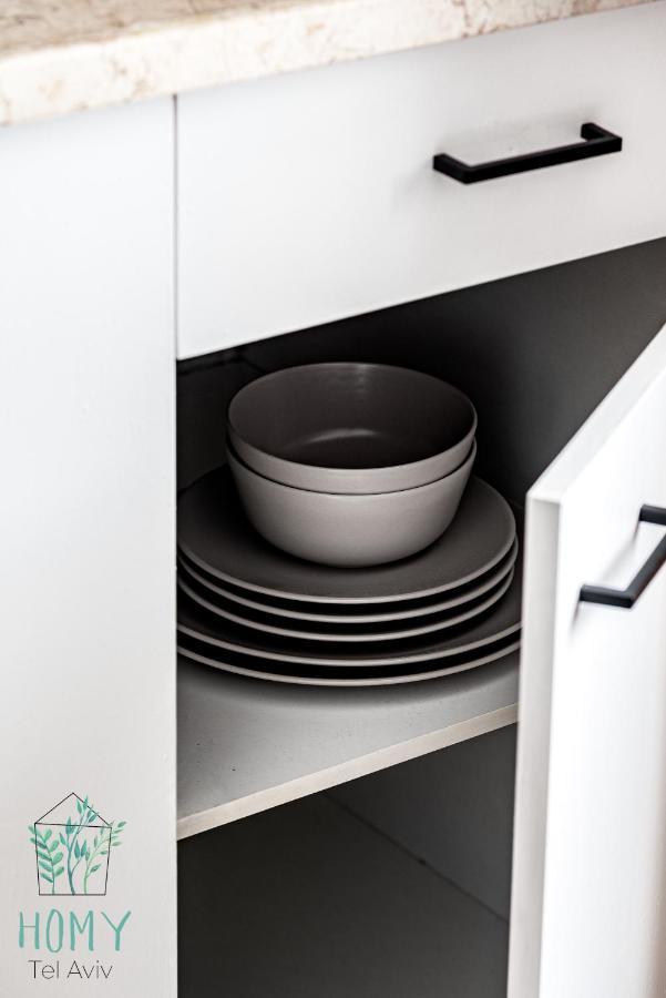 Stylish Studio Apartments On Dizengoff By Homy Тель-Авив Экстерьер фото