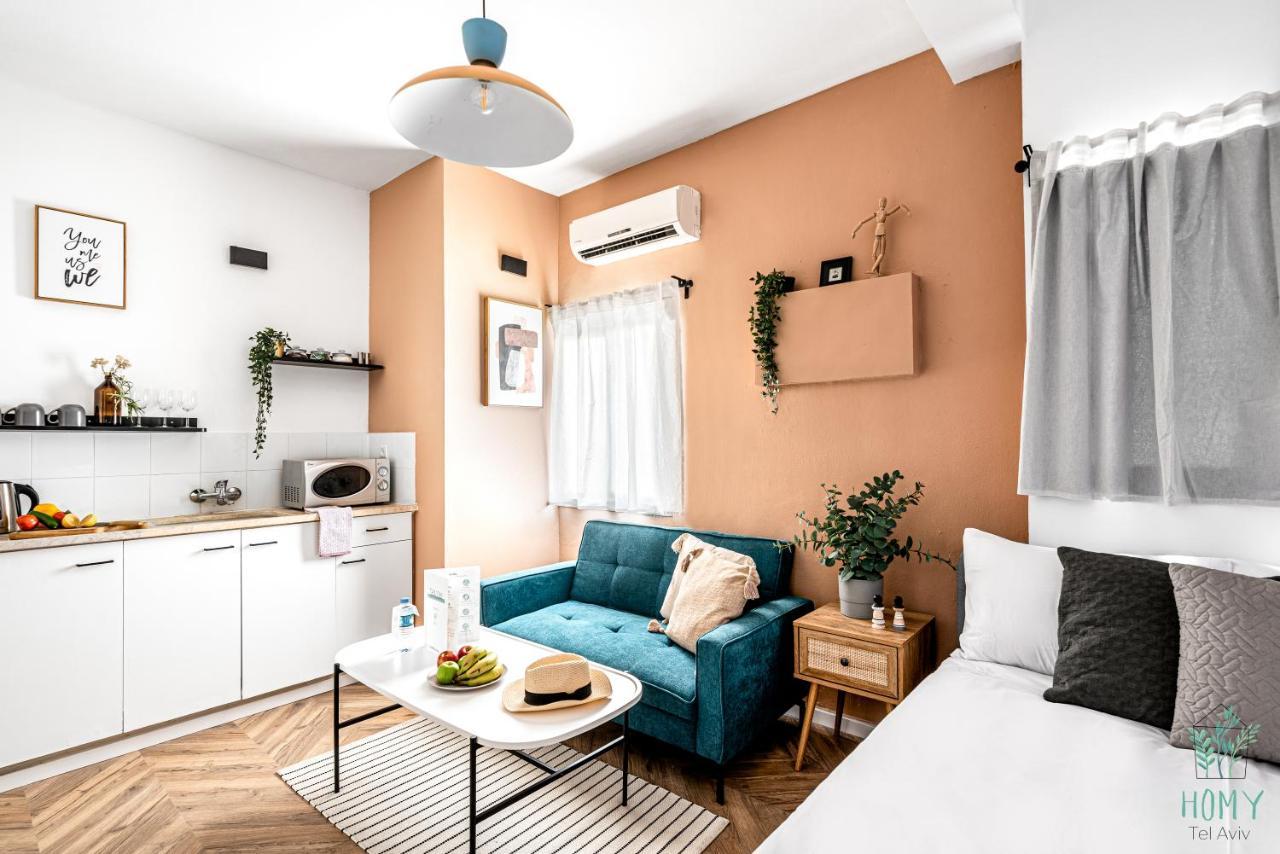 Stylish Studio Apartments On Dizengoff By Homy Тель-Авив Экстерьер фото