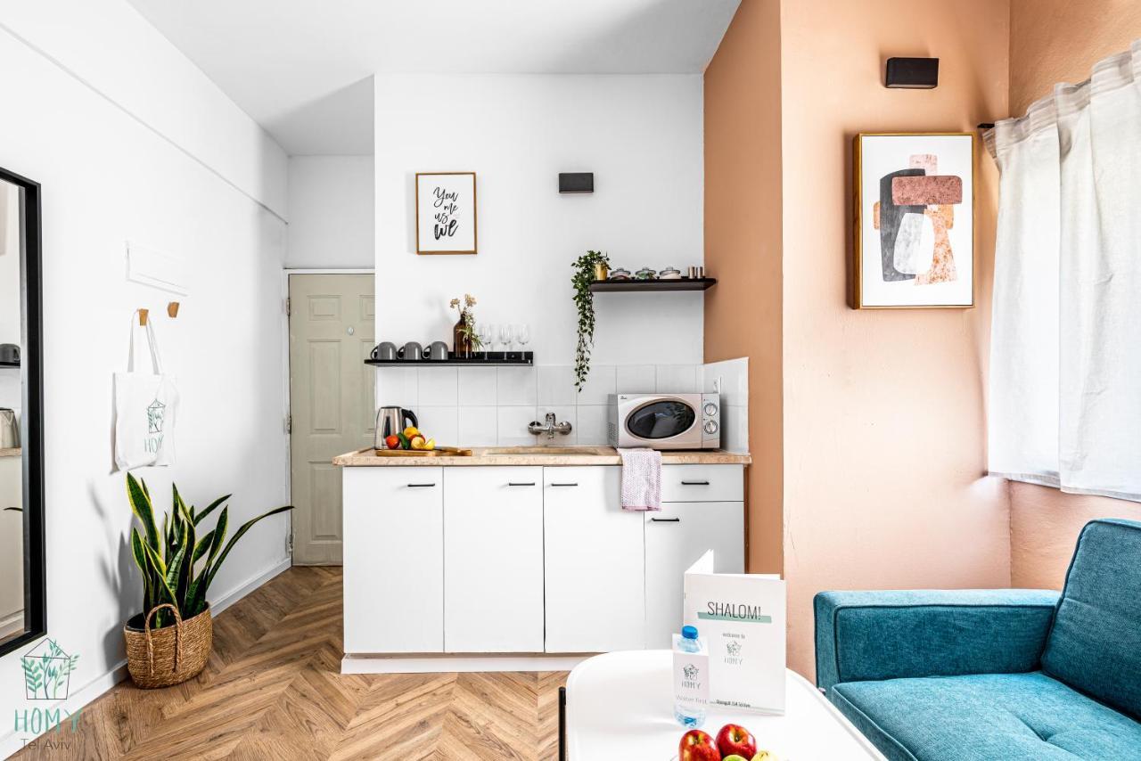 Stylish Studio Apartments On Dizengoff By Homy Тель-Авив Экстерьер фото